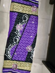 Elegant Purple Saree