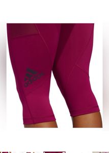 ADIDASNWTSolid Women Red Tights