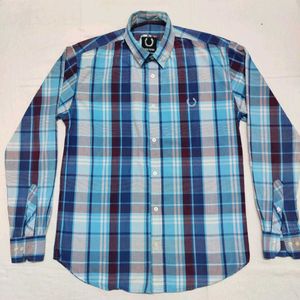Fred Perry Plaid Shirt - 40