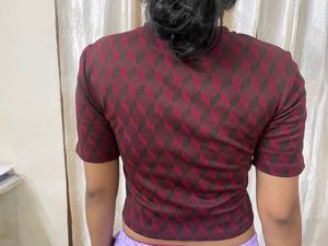🖤 Tokyo Talkies Black Geometric Printed Crop Top