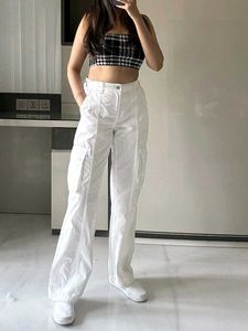 zara dupe  White Cargo Pants
