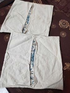 Wool Embroidered Cushion Covers (Set of 2)