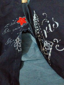 Cute Paris Print Top