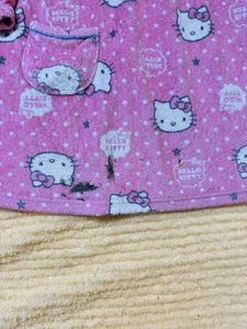 Combo baby girl, hello Kitty night suit