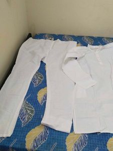 White Cotton Kurta  for Holi time masjid ,churc