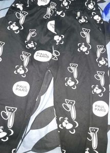 Navy Blue Velvet Leggings