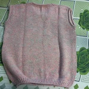 Pink Knit Vest Top