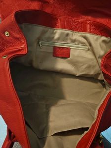 Red large Handbag on sale