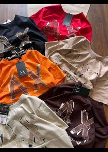 Armani Exchange Unisex Tshirts Imported Stock