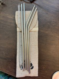 Stainless Steel Straw With Cleaning Brush