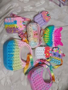 8 Pcs Poppet Purse For Kids