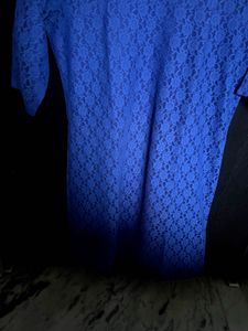 Blue Net Dress