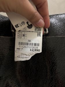 Zara biker Buckle Detail Ankle Boots