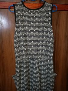 Jumpsuit In Black And White Colour For Women