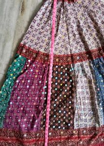 Lengthy Choli Gown