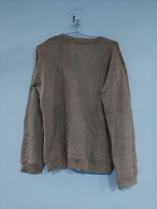 Beige Loose Sweatshirt
