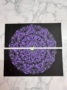Purple Slit Handmade Mandala
