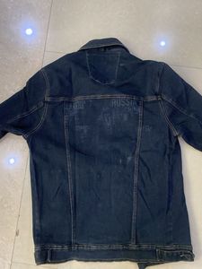 Stylish Dark Denim Jacket for Men (Size M) – Trend