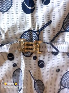 Women Schiffli  Tenis Ball Printed Dress