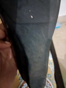 Black Wedge Heel Ballerinas