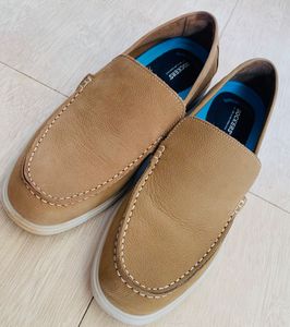 Stylish Tan Leather Espadrilles For Men