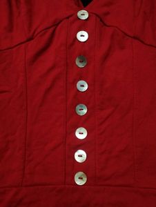 Red Backless Crop Top !