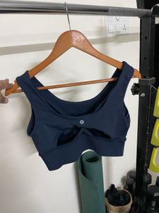 Navy Blue Sports Bra