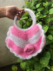 pink flower bags