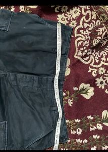 Cargo Military Black Washed 6 Pocket