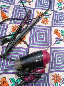 Hair Dryer & Straightener Set