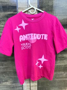 Pink Travis Scott Antidote Tee