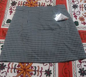 Checkered Mini Skirt