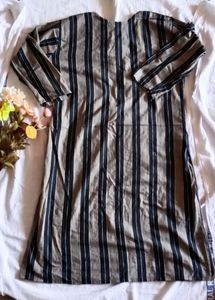 Striped Straight Kurta Set🖤