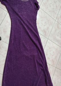 Sparkling Purple Bodycon dress