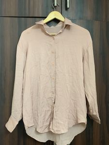 Blush Pink Button-Down Shirt