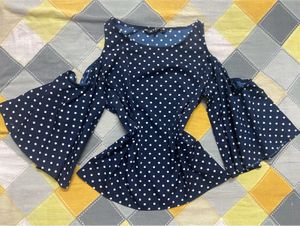 Polka Dot Trendy Top
