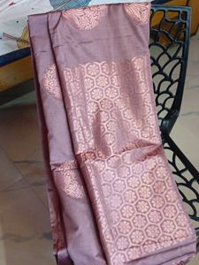 Pure Soft Silk Saree (Nude)