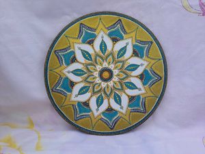 handmade mandala art  home decor ✨️