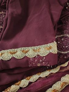 Burgundy Lehenga