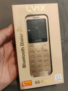 LvIX 115 Pro Mini Phone - Gold Display Black Spoth