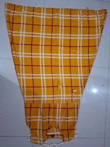 Yellow Plaid Sleeveless Top