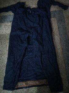 Elegant Navy Blue Kurta with Pant