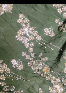 Green Embroidered Kurta Set