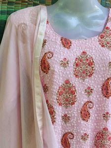 Elegant Pink Embroidered Salwar Kameez