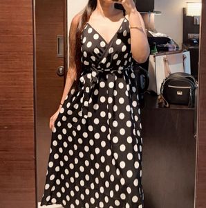 Polka Dot Maxi Dress