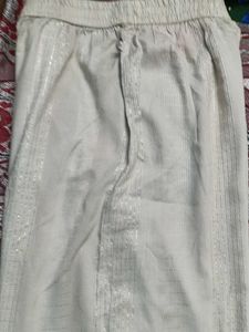 Elegant Beige Ethnic Palazzos