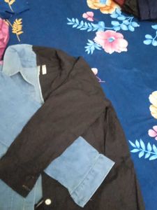 Two-Tone Denim Jacket