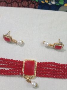 Red Choker Set