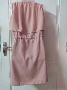 Ruffle Peach Dress