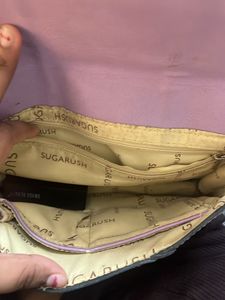 Lavender Chain Clutch